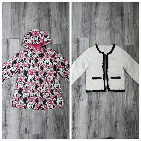 Disney Other - Minnie Mouse Rain Jacket & Child Place Jacket